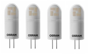 4x OSRAM LED STAR PIN 30 Stiftsockellampe G4 2,4W = 28W 12V EEK:F (Spektrum A-G) - Bild 1 von 3