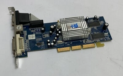 128MB HIS ATi Radeon 9250 DVI / V-Out / VGA AGP Graphics Video Card / CPU - Image 1 of 4