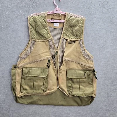 Chaleco Remington Hombre Grande Caqui Viaje Caza Exterior Utilidad Acolchado Foto 1 de 4