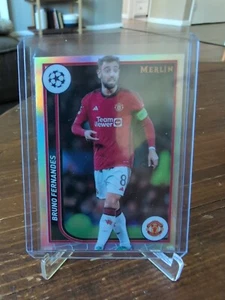 23/24 Topps Chrome Merlin UCC BRUNO FERNANDES MANCHESTER UNITED REFRACTOR #79 - Bild 1 von 2
