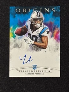 2021 Panini Origins Autograph - Terrace Marshall Jr #RA-TM - Picture 1 of 2