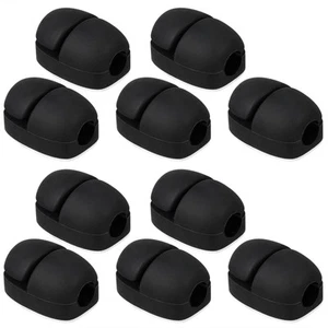  10 Pcs Cable Manager Travel Wire Holder Organiser Management Clips - Afbeelding 1 van 12