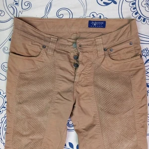 JECKERSON VINTAGE 00 HOLOGRAM ORIGINAL LEATHER STRETCH SZ 29 MADE IN ITALY  - Picture 1 of 17