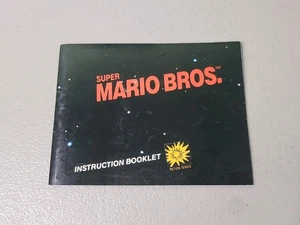 Super Mario Bros Nes manuale prima stampa solo 1985 autentico - Foto 1 di 8