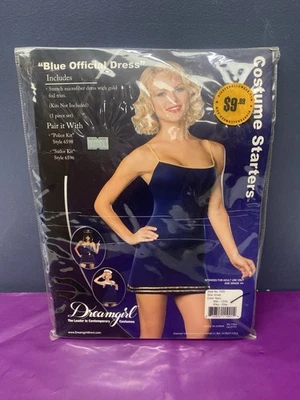 DREAMGIRL BLUE OFFICIAL DRESS NAVY POLICE WOMEN HALLOWEEN COSTUME SMALL - Image 1 of 3