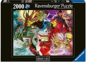Ravensburger Jigsaw Puzzle 2000 Pieces Universal Monsters 14+ Ages Adults - Picture 1 of 2
