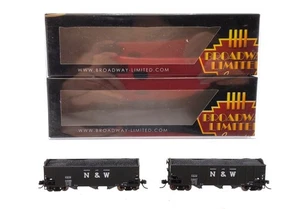 Broadway Limited 7143 N N&W 24" Lettering H2a Hopper #24027/#24366 (Set of 2) LN - Picture 1 of 2