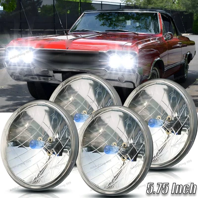 Faros proyectores para Oldsmobile 442 98 F85 Cutlass 4 piezas 5-3/4" 5,75" Foto 1 de 4