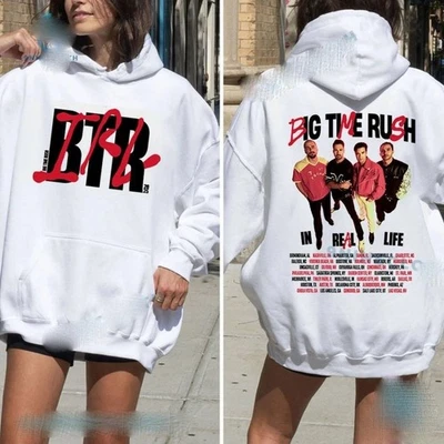 Big Time Rush BTR IRL In Real Life Worldwide 2025 Tour Hoodie/Sweatshirt - Image 1 of 3