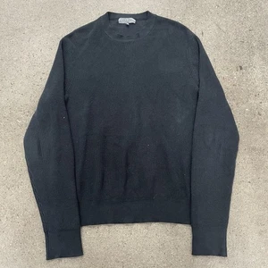 Rag & Bone Mens Pullover Sweater Crew Neck Long Sleeve Size Large Black - Picture 1 of 6