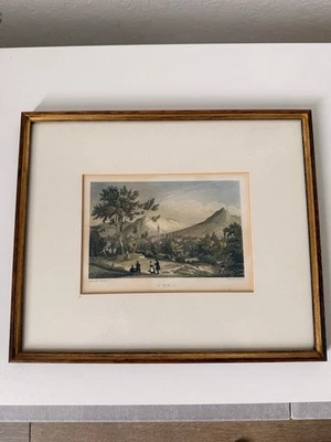 Original handkolorierter Stahlstich „Jena" um 1850 - Otto Wagner / H. v. Herz - Bild 1 von 4