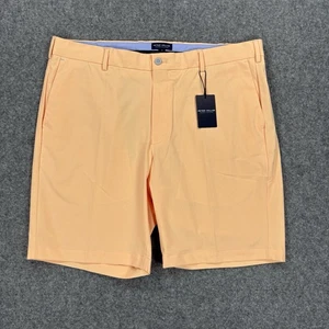 Peter Millar Crown Crafted Surge Golf Shorts Orange Men's Size 38 NWT MS24XB10 - Picture 1 of 12