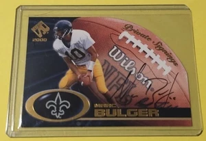 Marc Bulger 2000 Pacific Private Stock Autographed RC Card - WVU - Picture 1 of 1