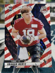 2025 Panini Mosaic - Graham Mertz - Red And White Stripe Prizm - Picture 1 of 2