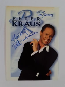 Peter Kraus -  - original Autogramm - ca. 15x10cm - Autogrammkarte - Bild 1 von 1