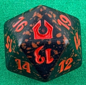 Magic MTG Red - Spin Down / D20 / Life Counter - Return to Ravnica - Bild 1 von 2