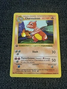 1st Edition Charmeleon Shadowless Pokemon Card 1999 Base Set 024/102 - Picture 1 of 8