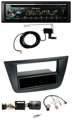 Pioneer MP3 Lenkrad CD USB DAB Autoradio für Seat Altea Toledo 2004-2009 schwarz - Bild 1 von 4