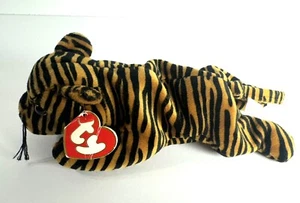 TY Beanie Baby - STRIPES the Tiger (Dark Version) (3rd Gen/1st Gen Tush) - Bild 1 von 7