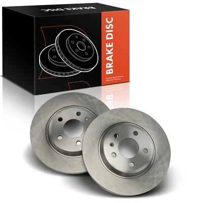 2x Rotores de freno de disco trasero derecho y derecho para Audi A4 2009-2021 A5 2010-2014 A6 Quattro Foto 1 de 4