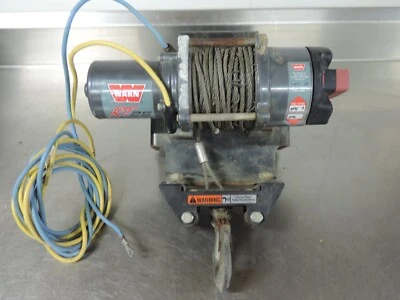 2008 Suzuki KingQuad 400 AS LT-A400F 2500LB Warn Winch & Mounting Bracket - Image 1 of 4