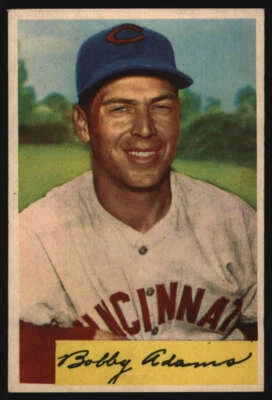 1954 Bowman #108 Bobby Adams VGEX Reds 567721 - Image 1 of 2