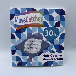 30 Stück Einweg Duschabfluss Haarfänger Netz Aufkleber Sieb für Badezimmer - Bild 1 von 6