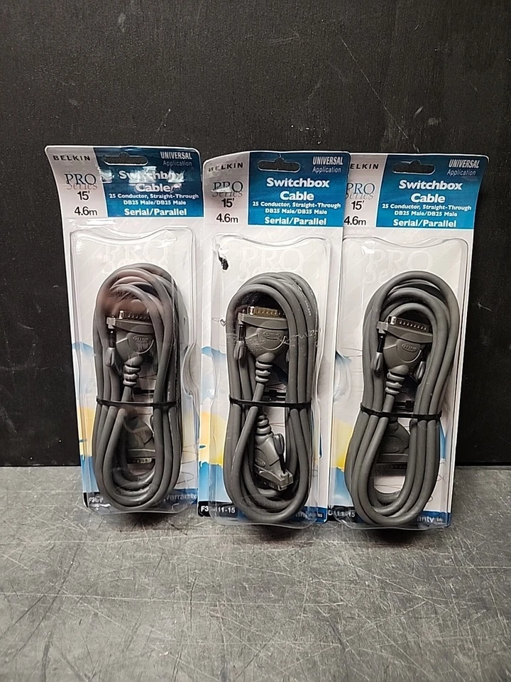 Belkin - Switchbox Cable 15' DB25 Pro Series Male to Male - Image 1 of 4