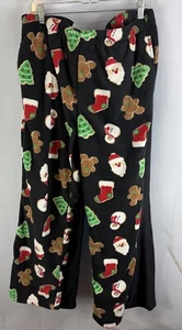 Celebrate Together Weihnachten Urlaub Fleece Pyjama Lounge Hose 2 Paar Gr. L Neu - Bild 1 von 5
