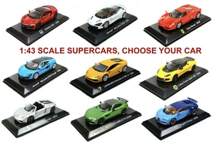 1/43 Supercar Diecast Models (Ferrari, Lambo, Lotus, Bugatti...) CHOOSE YOUR CAR - Picture 1 of 18