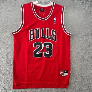 Vintage Chicago Bulls Jersey Mens Large 90s Michael Jordan #23 Basketball NBA - Picture 1 of 8