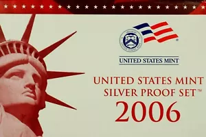 2006-S US Silver Proof Mint Set 10 Coins 20uwtt0925 - Picture 1 of 6