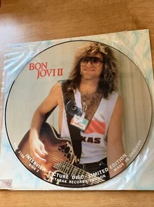 Bon Jovi 2 Limited Edition Picture Disc BAK 2016 England UK Import 45 12” Vinyl - Picture 1 of 10