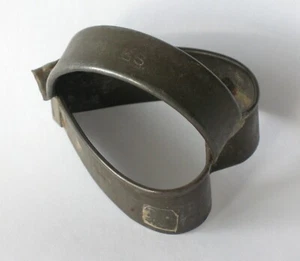 Antique tin HEART shaped cookie cutter country home folk art baking signed FRIES - Picture 1 of 5