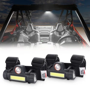 2PCS UTV LED Dome Light Interior for Polaris General Honda Pioneer Kubota Yamaha - Picture 1 of 14