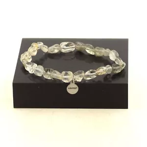 Armband Perlen Quarz Turmalin Rutil Aus Brasilien Made IN Frankreich Größe - Bild 1 von 6