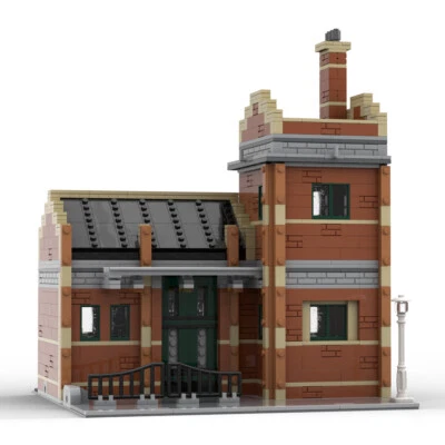 MOC-136707 Modular Old Factory Building with Interior 1966 Pieces Good Quality - Image 1 of 4