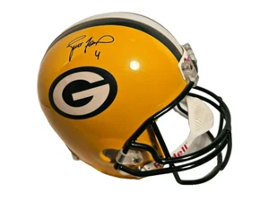 Green Bay Packers #4 Brett Favre Signed Autographed Riddell Helmet - Picture 1 of 6