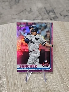 2019 Topps Chrome Update Pink Refractors #66 Gary Sanchez AS New York Yankees - Picture 1 of 2