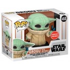 Funko Pop Star Wars Mandalorian Grogu w/ Butterfly w/ Sorter Gamestop Ex