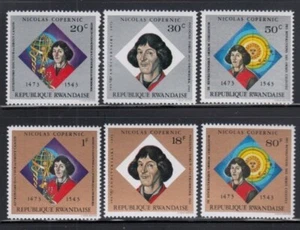RWANDA Nicolaus Copernicus, Astronomer MNH set - Picture 1 of 1