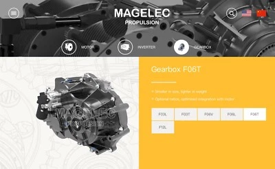 MAGELEC PROPULSION OMNI POWERTRAIN F06T GEARBOX - Image 1 of 4