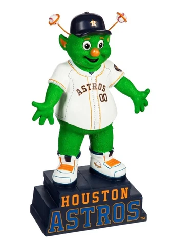 Houston Astros Indoor / Outdoor 12" Statue Team Mascot Orbit MLB Figure Fan Cover