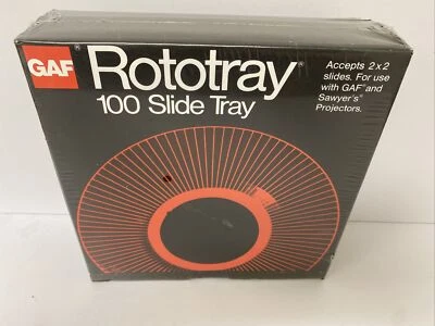 NEW GAF Rototray 100 Slide Tray Projector - Sawyer's 2 x 2 Slides/Read - Image 1 of 4