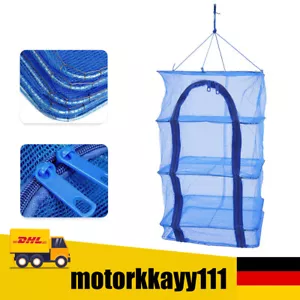 4 Ebenen Trockennetz Kr?uter Fisch Trocknungsnetz Drynet Trockner mit Zipper - Bild 1 von 19