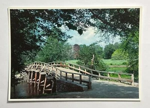 Minute Man National Historical Park The North Bridge Massachusetts Postcard - Picture 1 of 2