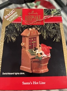 Hallmark Ornamento Babbo Natale Hotline!! - Foto 1 di 3