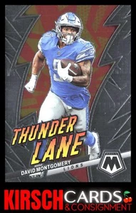 David Montgomery 2023 Panini Mosaic #TL-DM Thunder Lane Detroit Lions - Picture 1 of 2