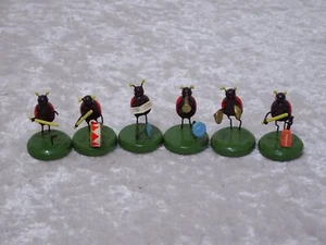 6 Piece KWO Wooden Ladybug Chapel Erzgebirge - Handmade - Vintage - 1.38 In - Picture 1 of 7