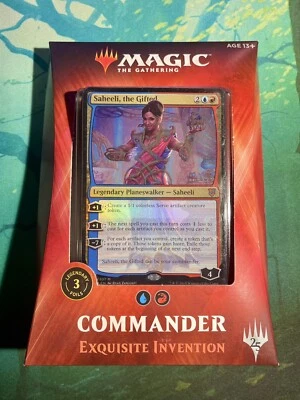 MTG Magic the Gathering Commander 2018 Deck - Exquisite Invention- Sealed - Image 1 of 4